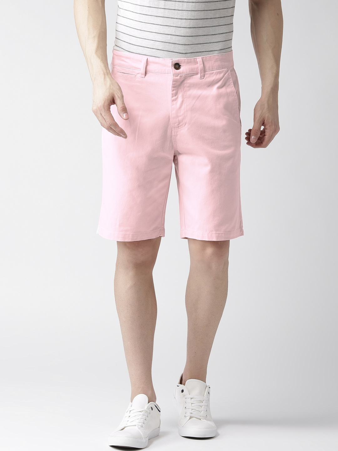 Buy FOREVER 21 Men Pink Solid Shorts Shorts for Men 2459846 Myntra