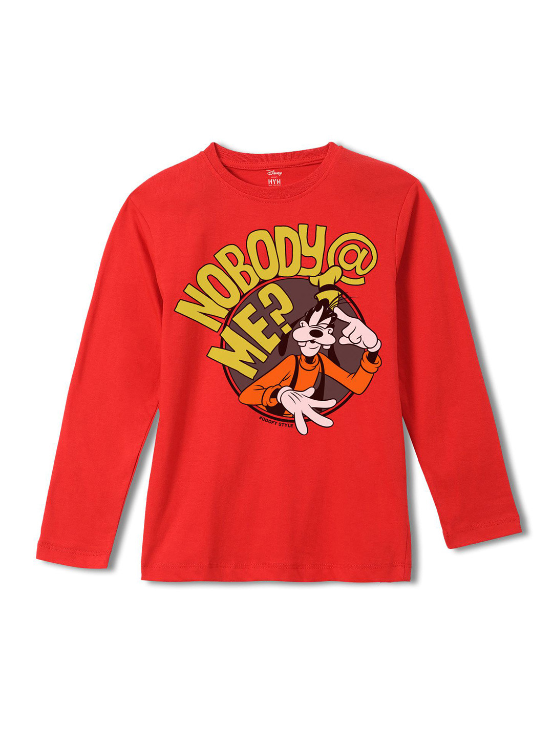 Wear Your Mind Boys Goof Printed Round Neck Regular Fit Cotton T-Shirt