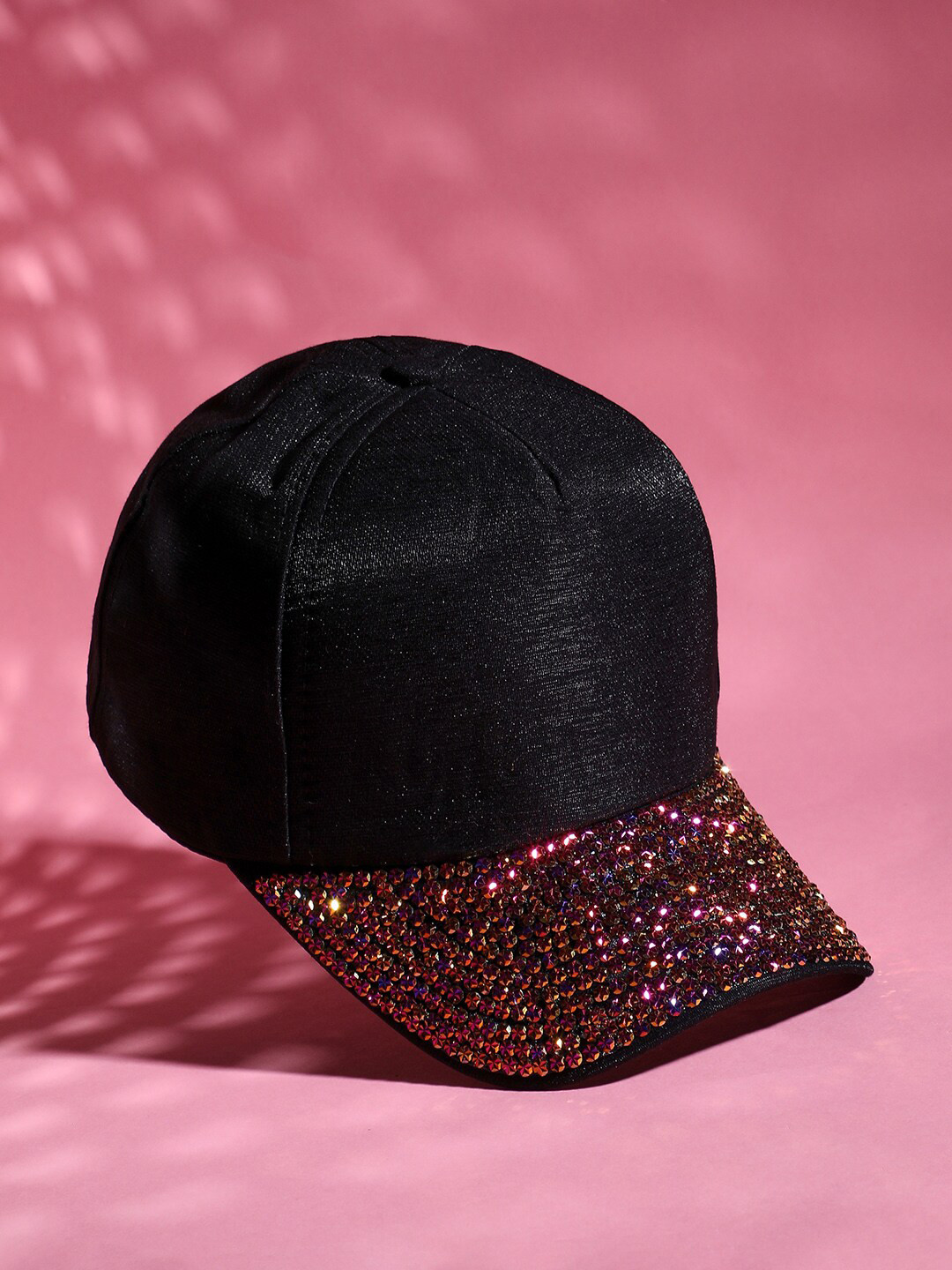HAUTE SAUCE Women Black Self Baseball Cap