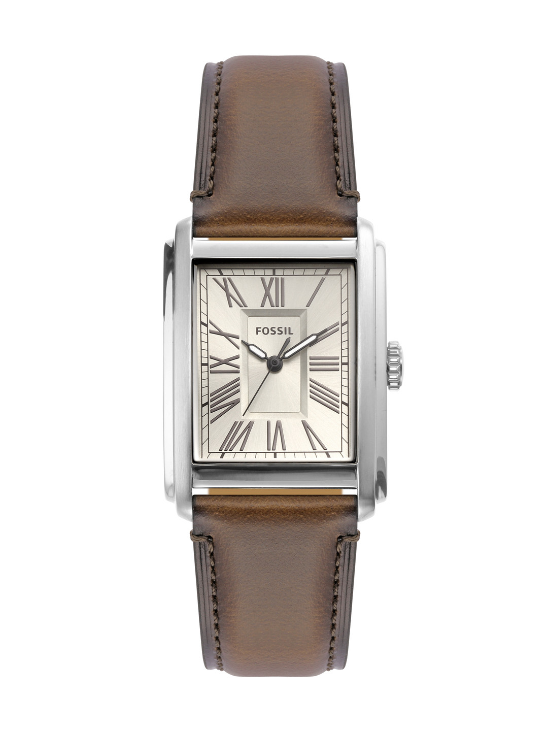 Fossil Men Leather Straps Carraway Analogue Watch FS6012