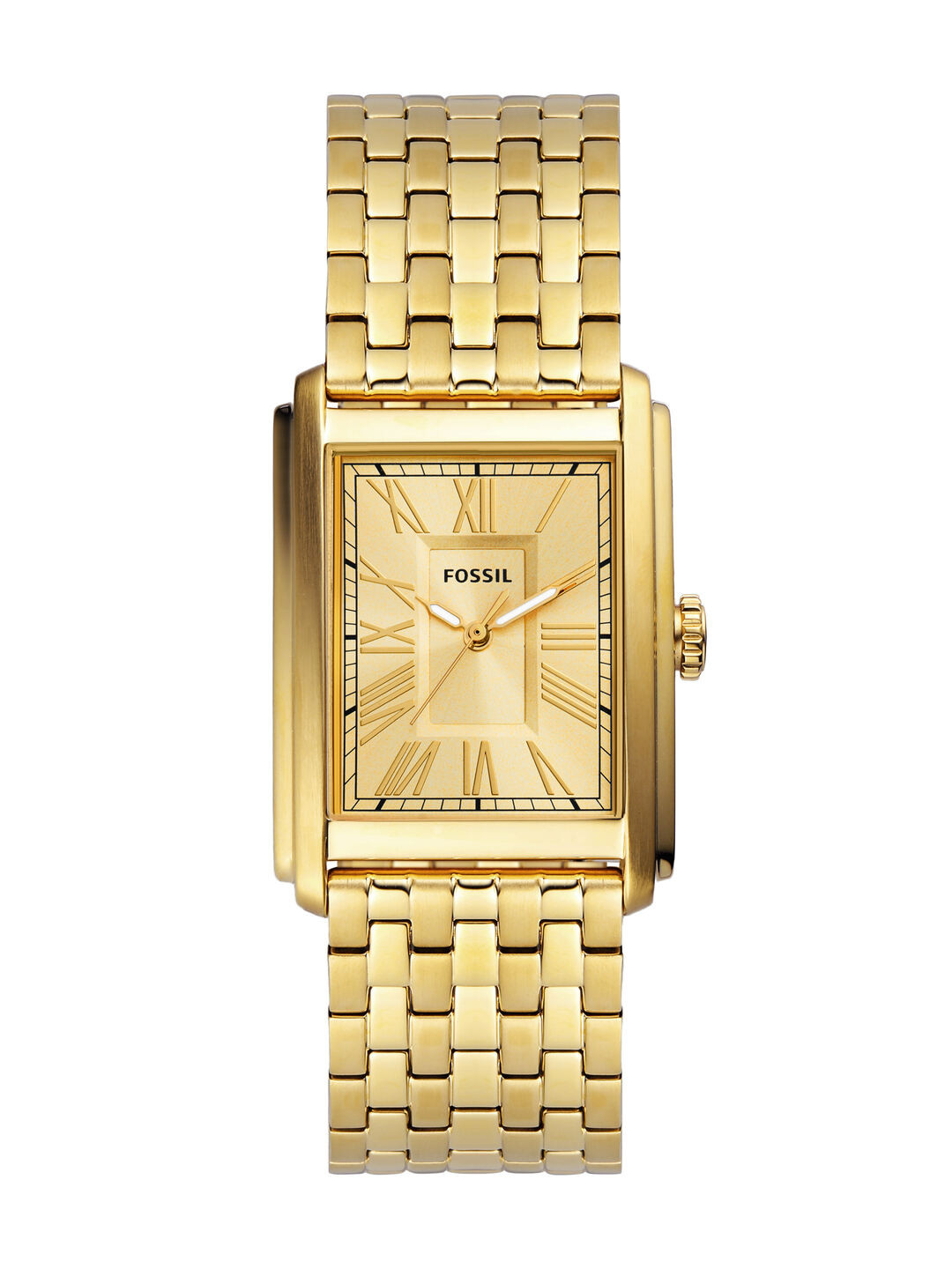 Fossil Men Stainless Steel Bracelet Style Straps Carraway Analogue Watch FS6009