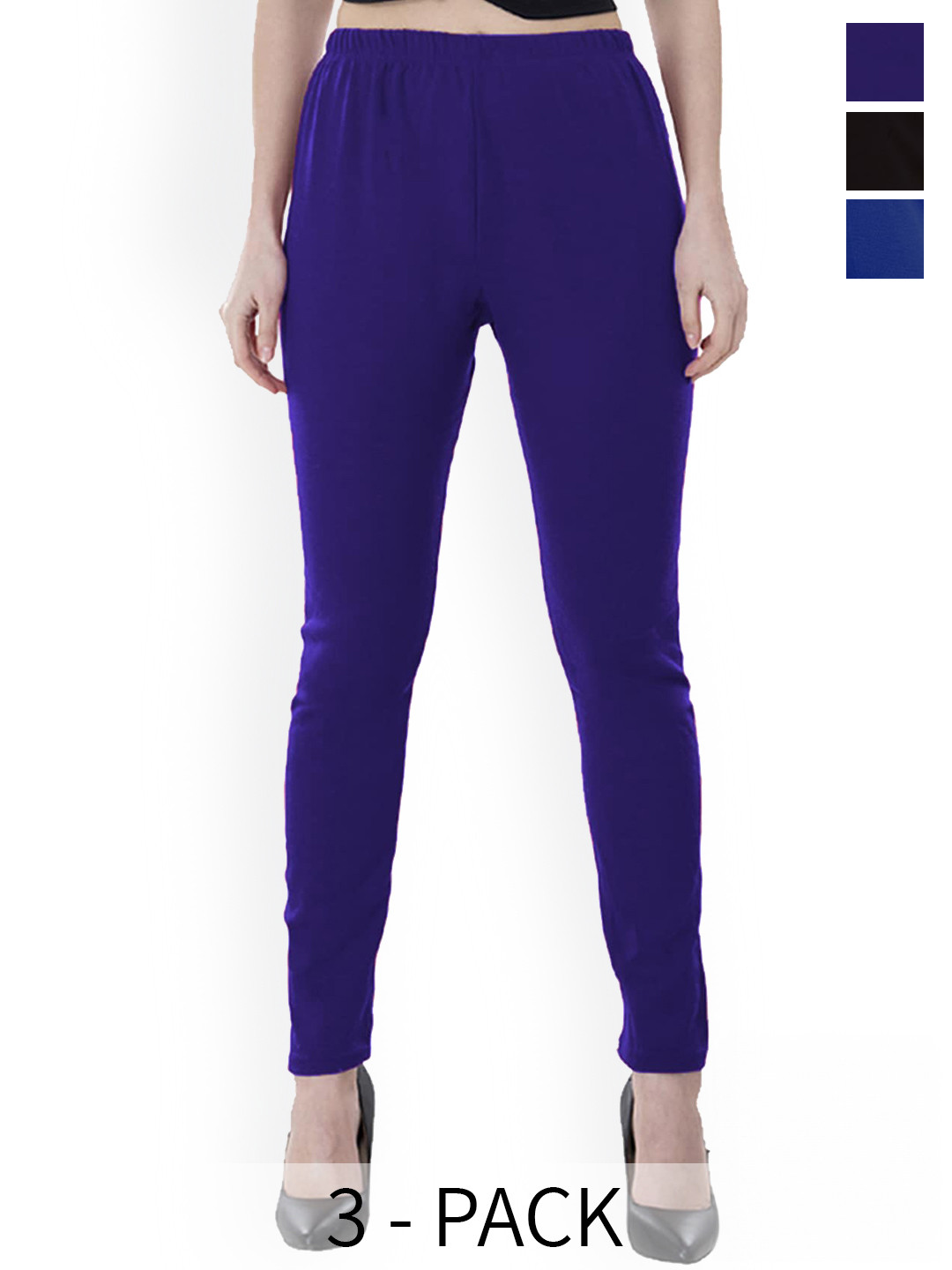 Buy BAESD Pack Of Ankle Length Woolen Leggings Leggings for