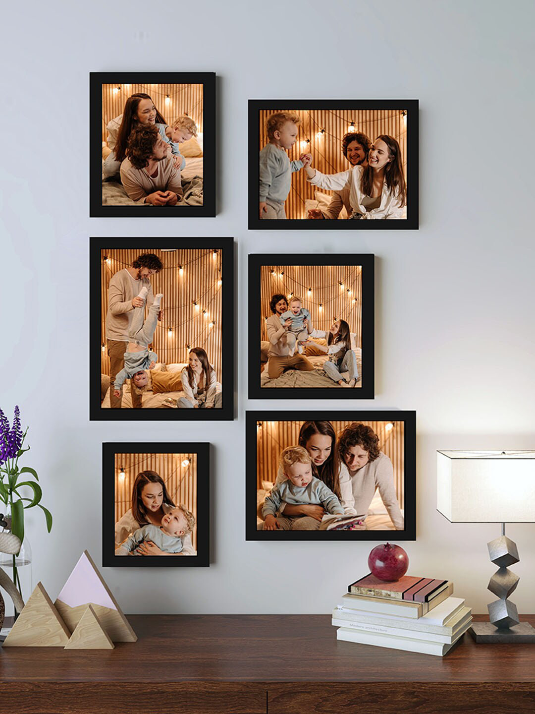 Art Street 6-Pcs Black Wall Photo Frames