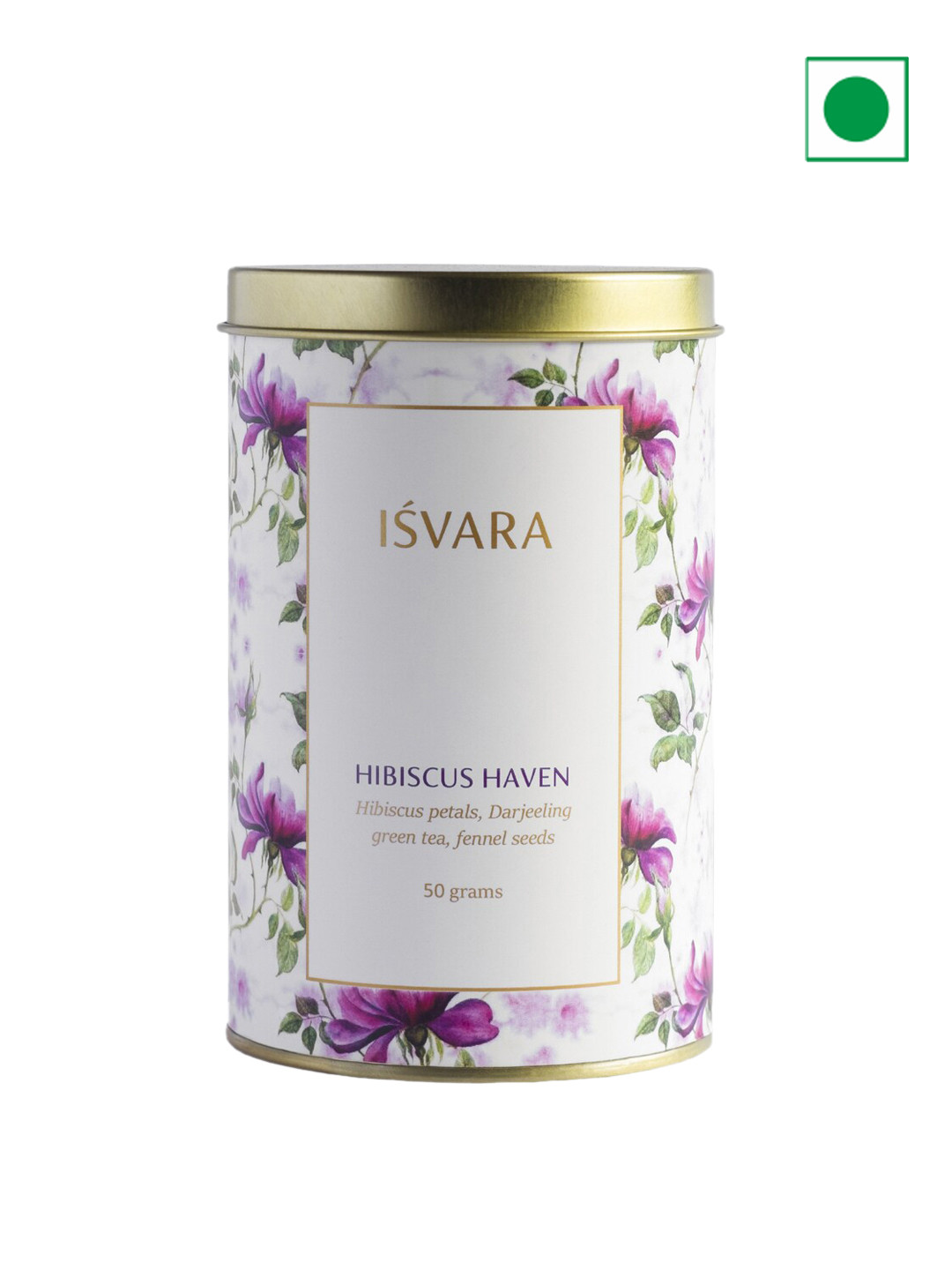 ISVARA Hibiscus Haven Hibiscus Green Tea 50 gms