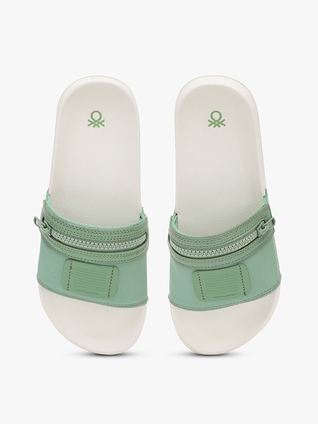 Buy United Colors of Benetton Women Patterned Sliders Flip Flops for Women 24610942 Myntra