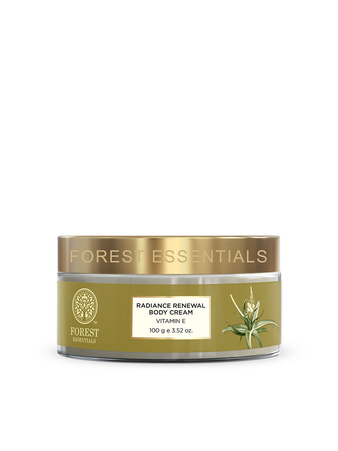 Forest Essentials Radiance Renewal Vitamin E Body Cream - 100 g