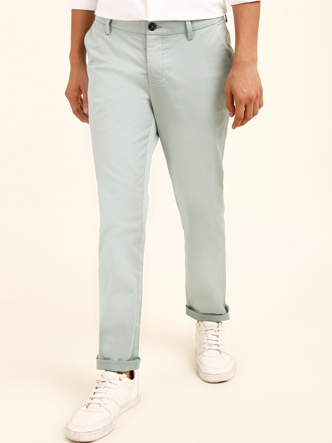 Andamen Men Cotton Ultra Chinos Trousers