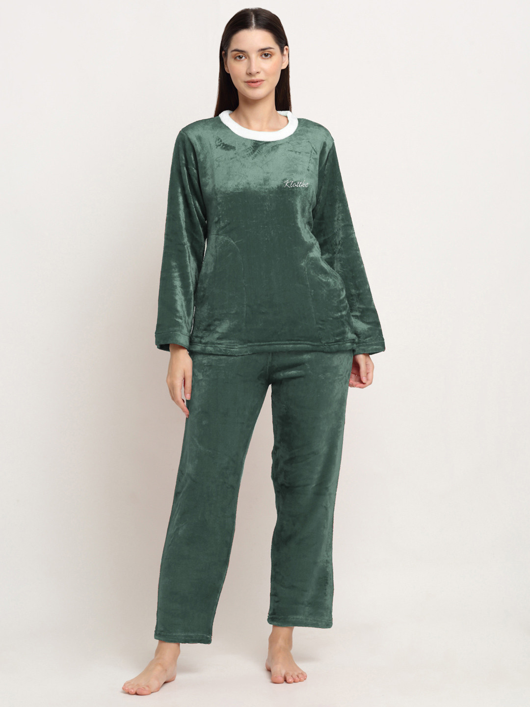 KLOTTHE Round Neck Night Suit