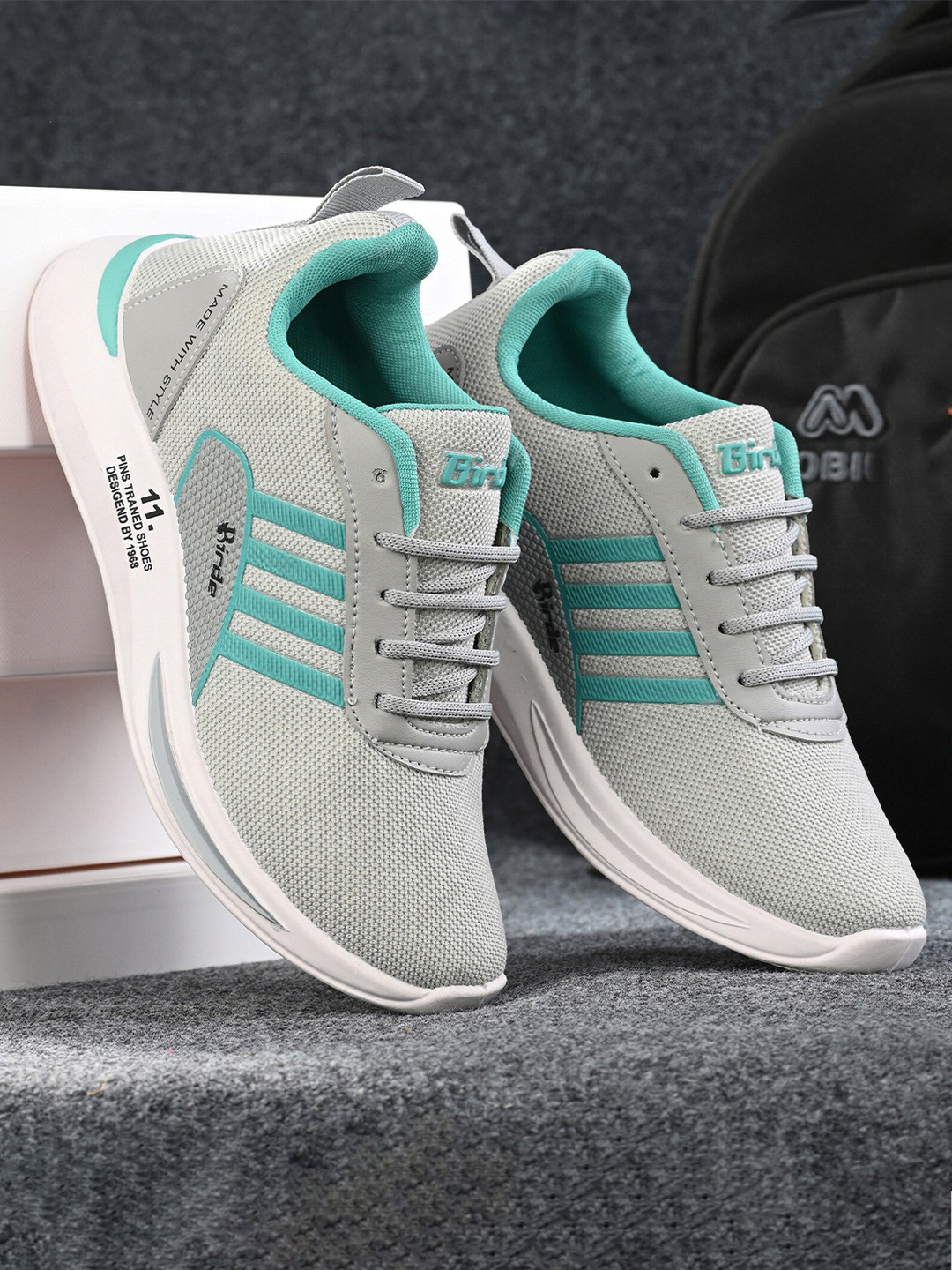 BIRDE Boys Mesh Running Advanced Chassis Sports Shoes