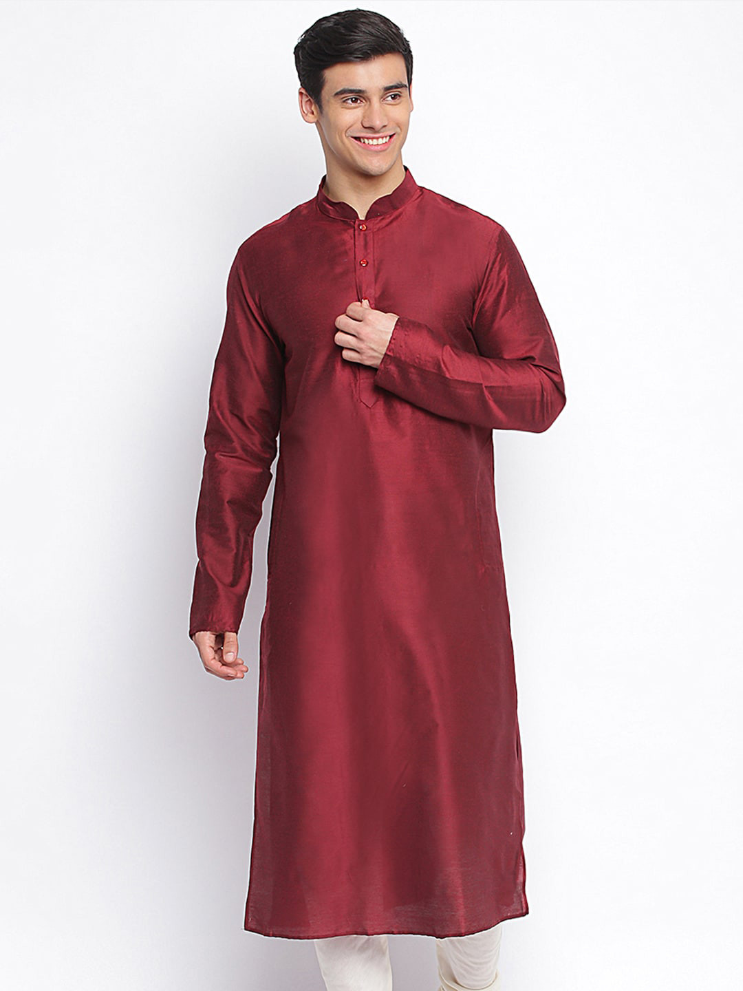 Sanwara Mandarin Collar Straight Kurta
