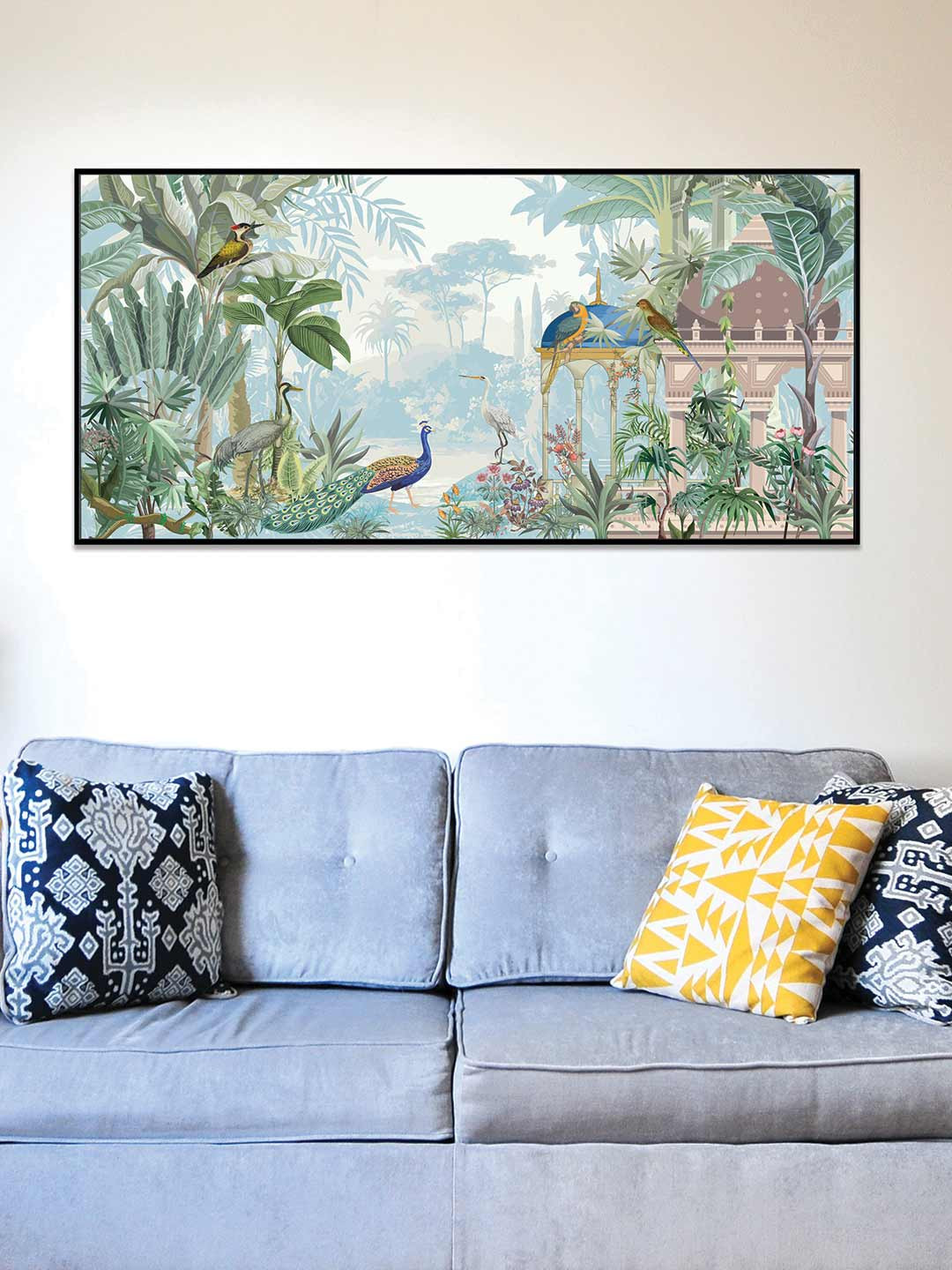 Art Street Nature Canvas Wall Rectangle Paintings Wall Art - 46 x 22 In