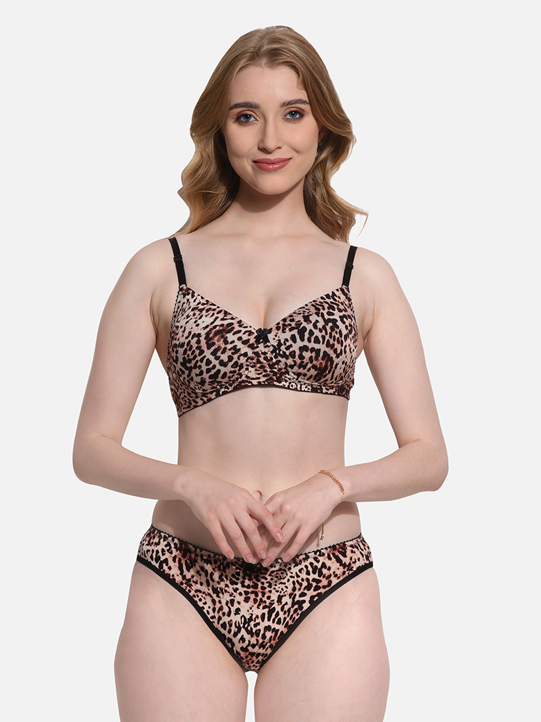 FIMS Printed Lingerie Set