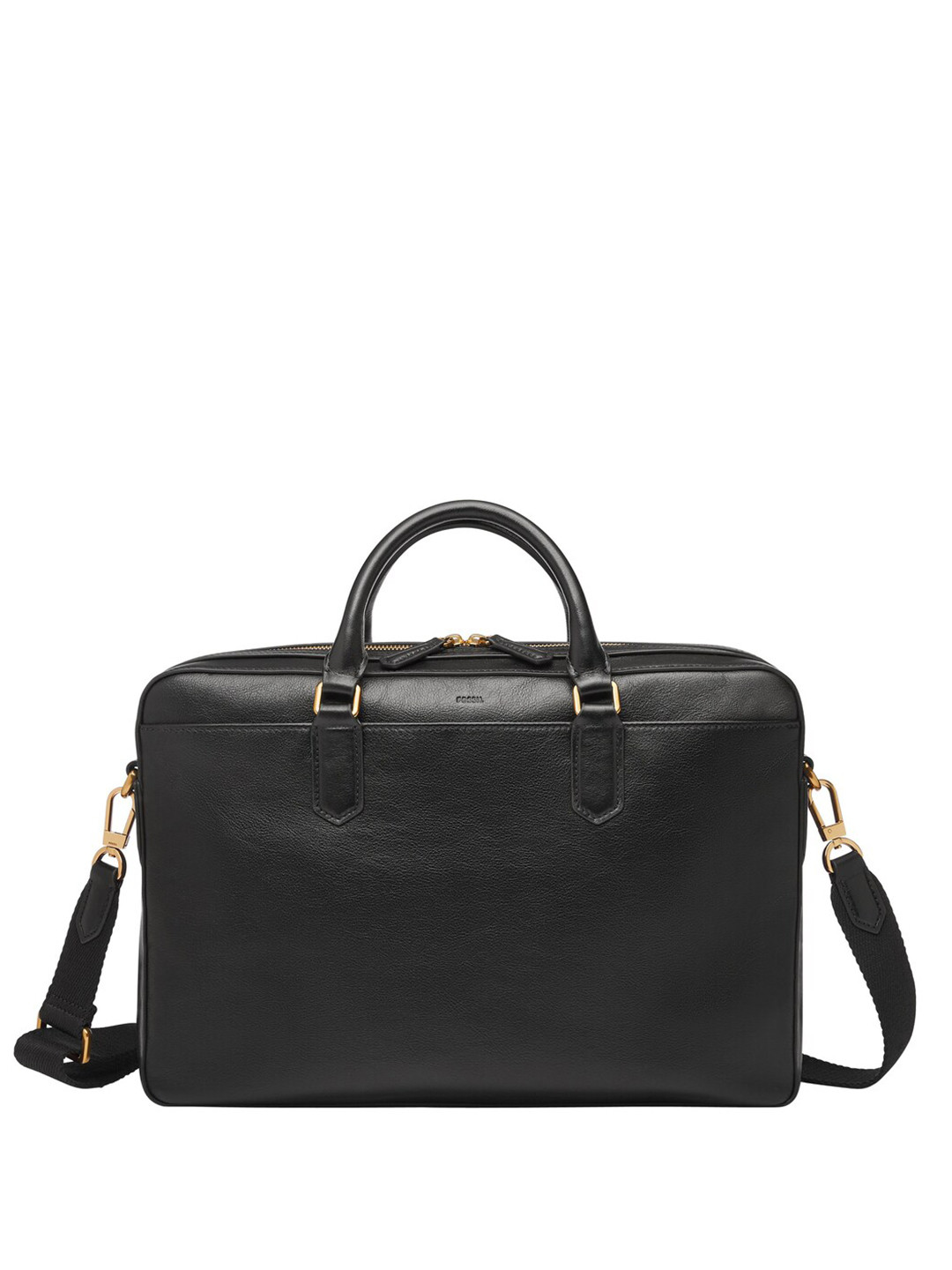 Fossil Men Leather Laptop Messenger Bag