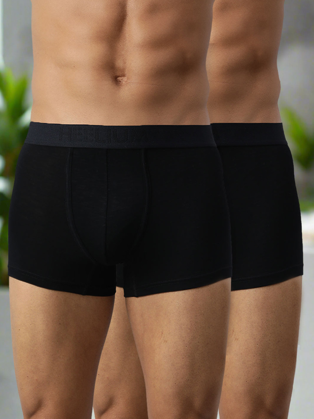 Heelium Men Pack of 2 Bamboo Super Soft & Odour Free Comfort Fit Trunk