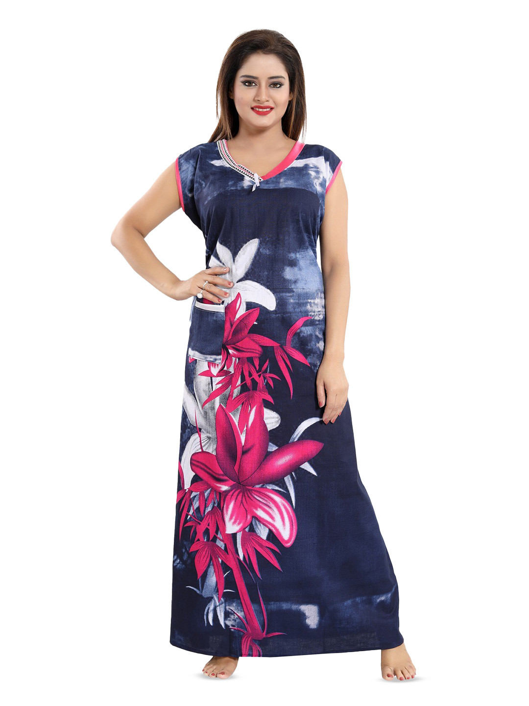 CINCO Printed Cotton Maxi Nightdress