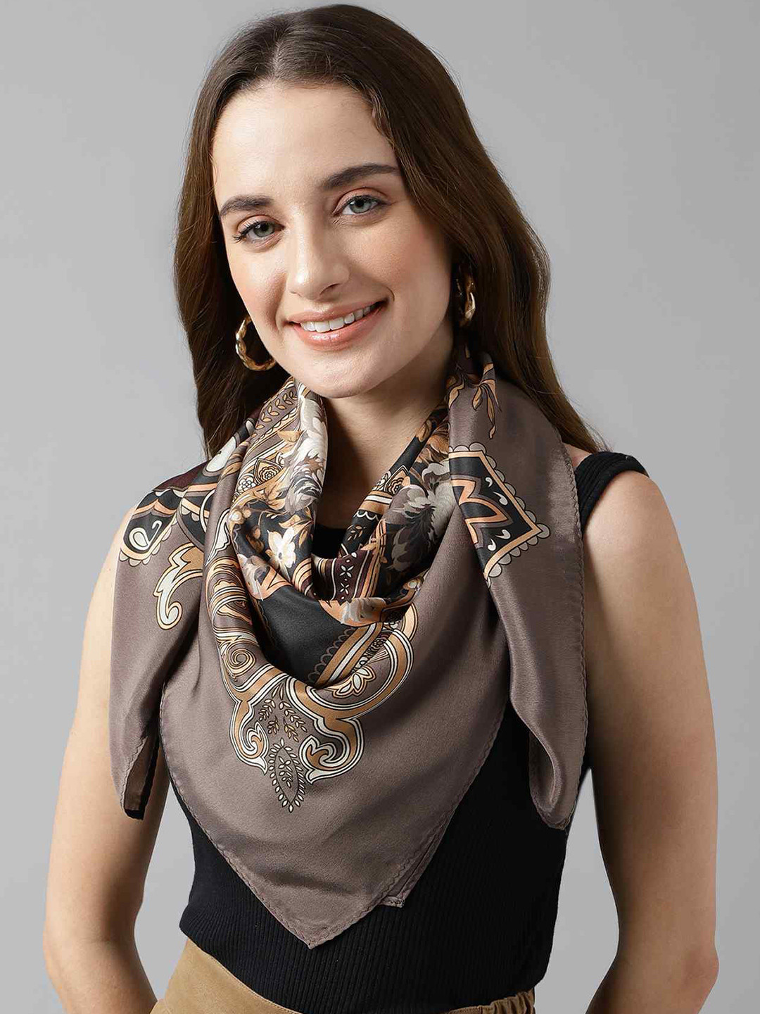 Tossido Women Pack Of 2 Ethnic Motifs Printed Scarves