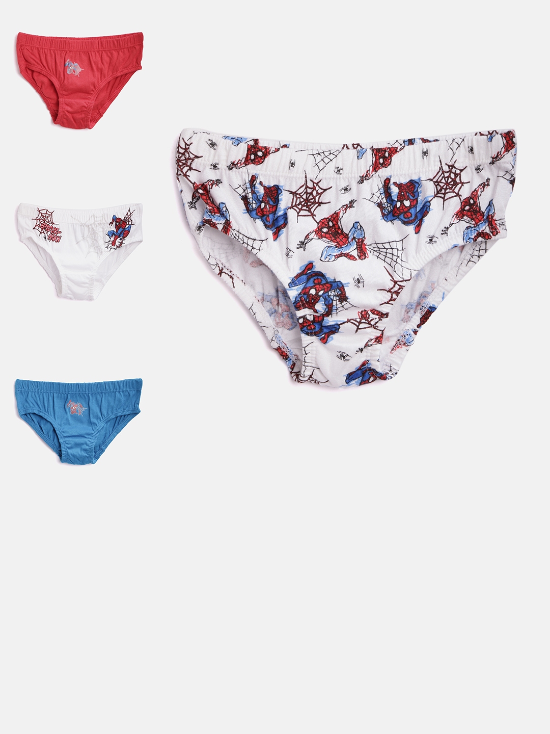 Buy Mothercare Boys Pack Of 4 Spiderman Print Briefs LF828 - Briefs for  Boys 2461564
