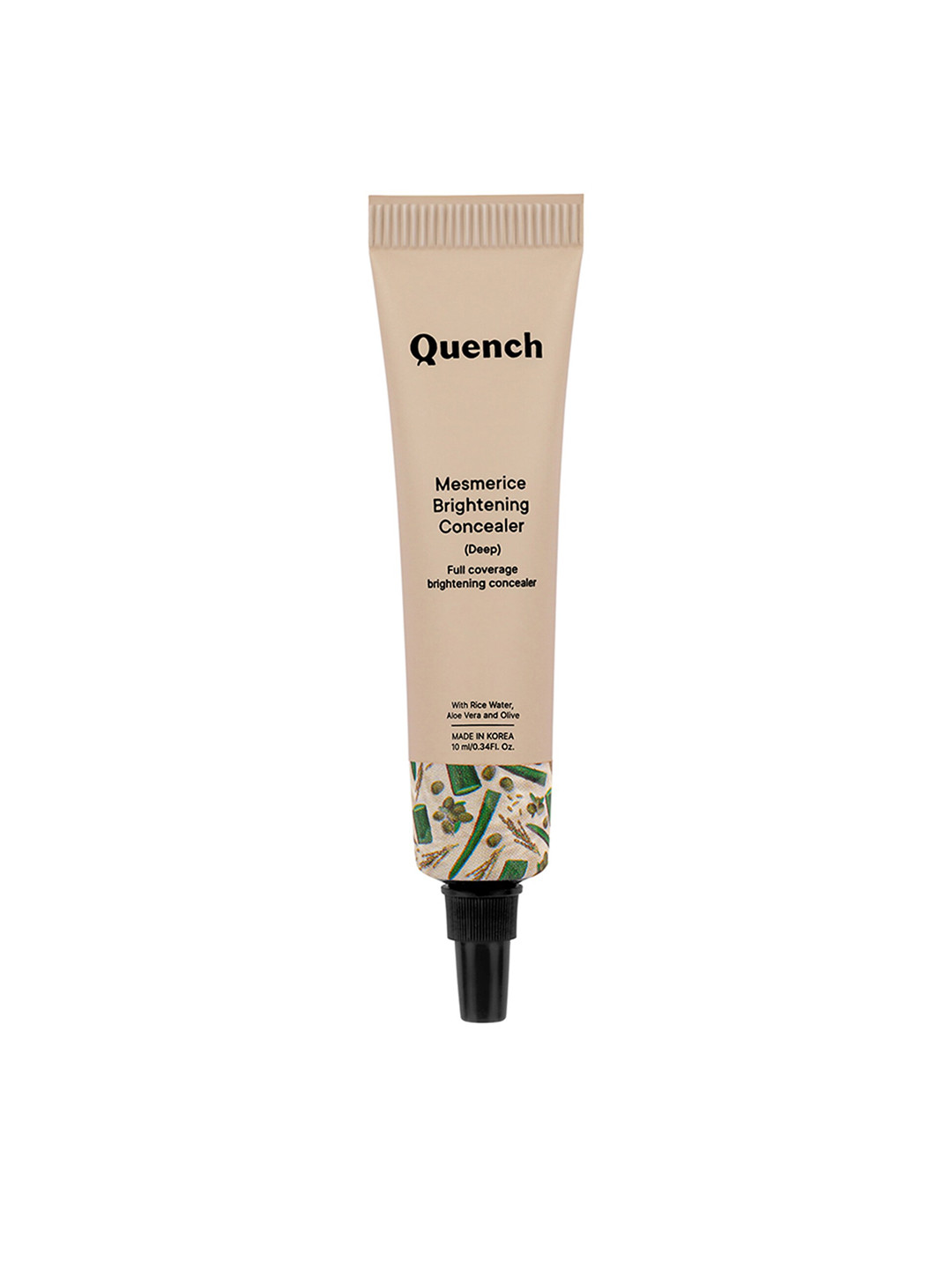 Quench Brightening Natural Cream Concealer to Brighten Under Eyes - 10ml - Deep