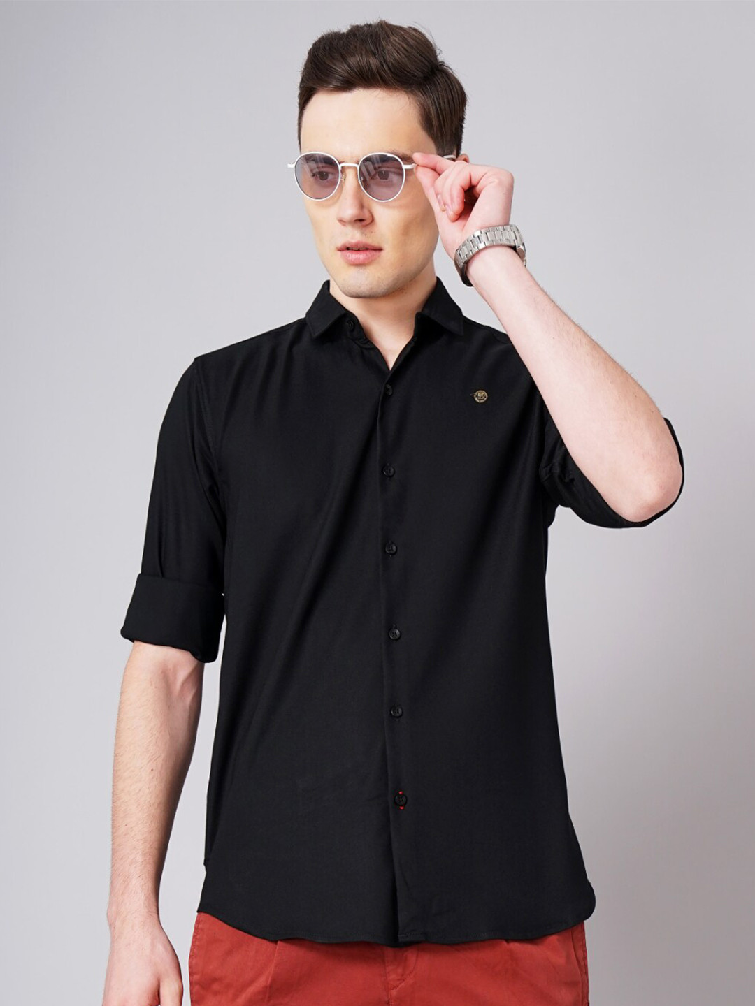 PAUL STREET Standard Slim Fit Long Sleeves Casual Shirt