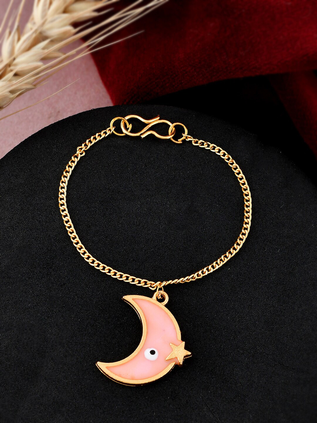 Silvermerc Designs Gold Plated Evil Eye Charm Bracelet