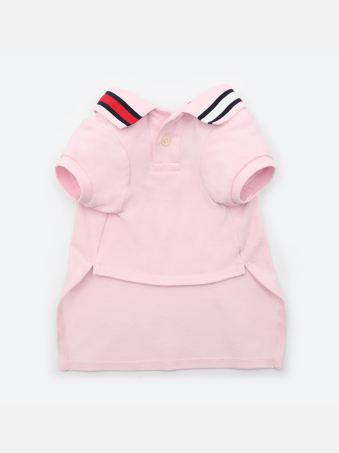 Tommy Hilfiger Pink Polo Neck Dog T-Shirt