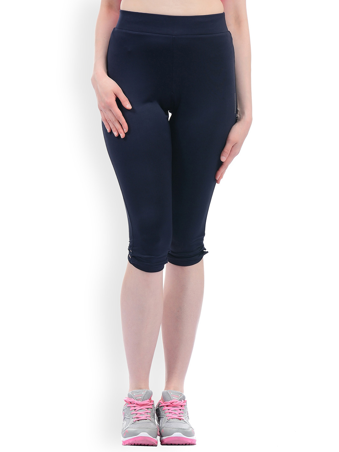 Buy Sweet Dreams Navy Blue Running Capris - Capris for Women 2462109 |  Myntra