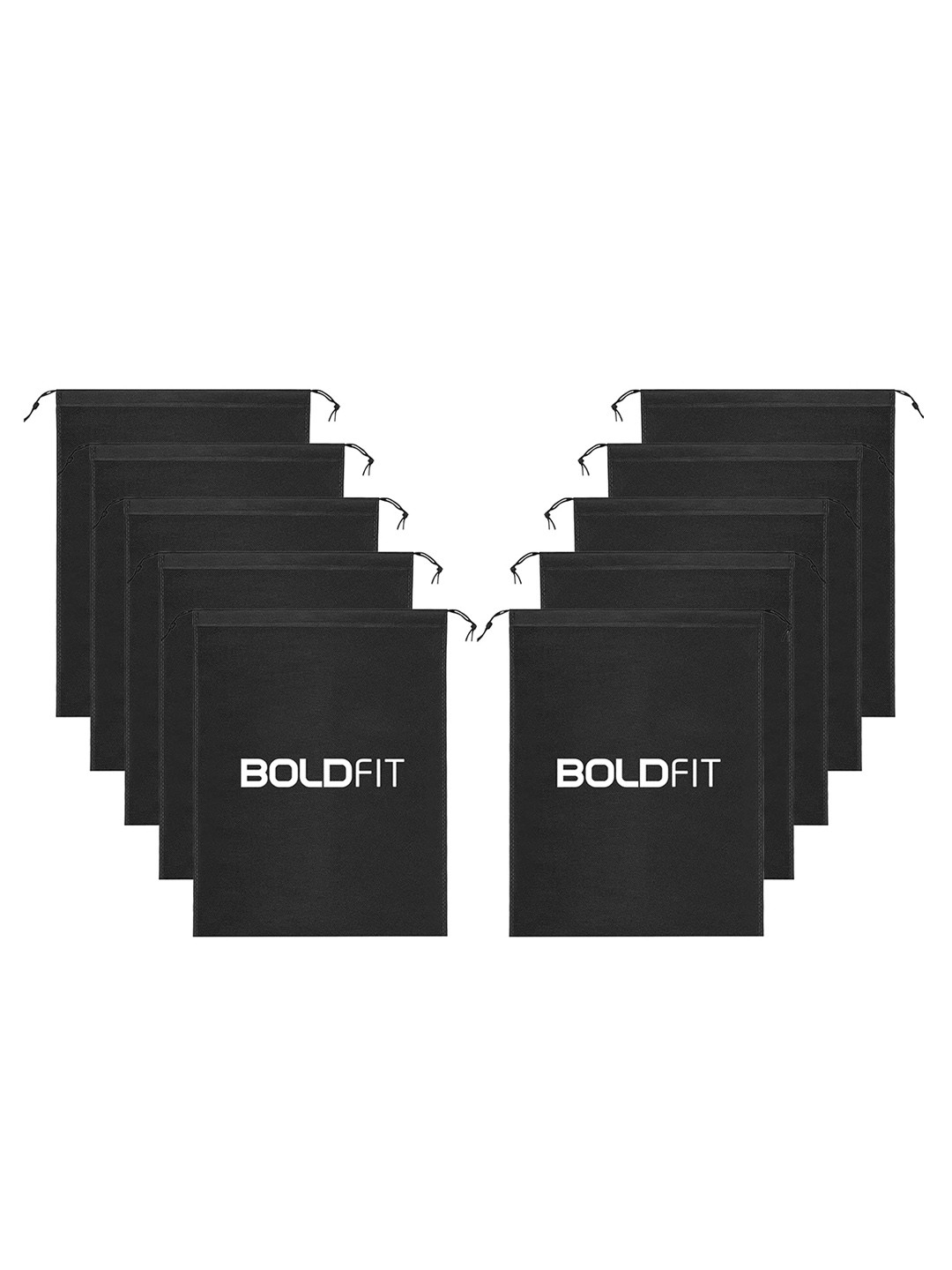 BOLDFIT 10 Pcs Shoe Bag For Travel & Storage