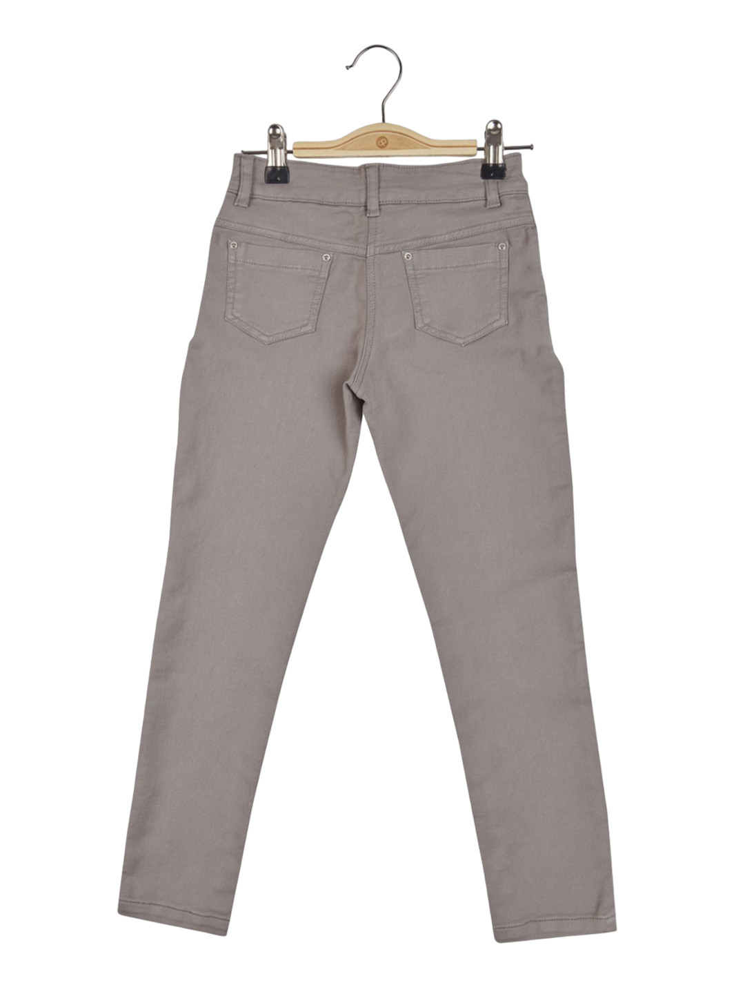 Peppermint Girls Classic Skinny Fit High-Rise Cotton Chinos