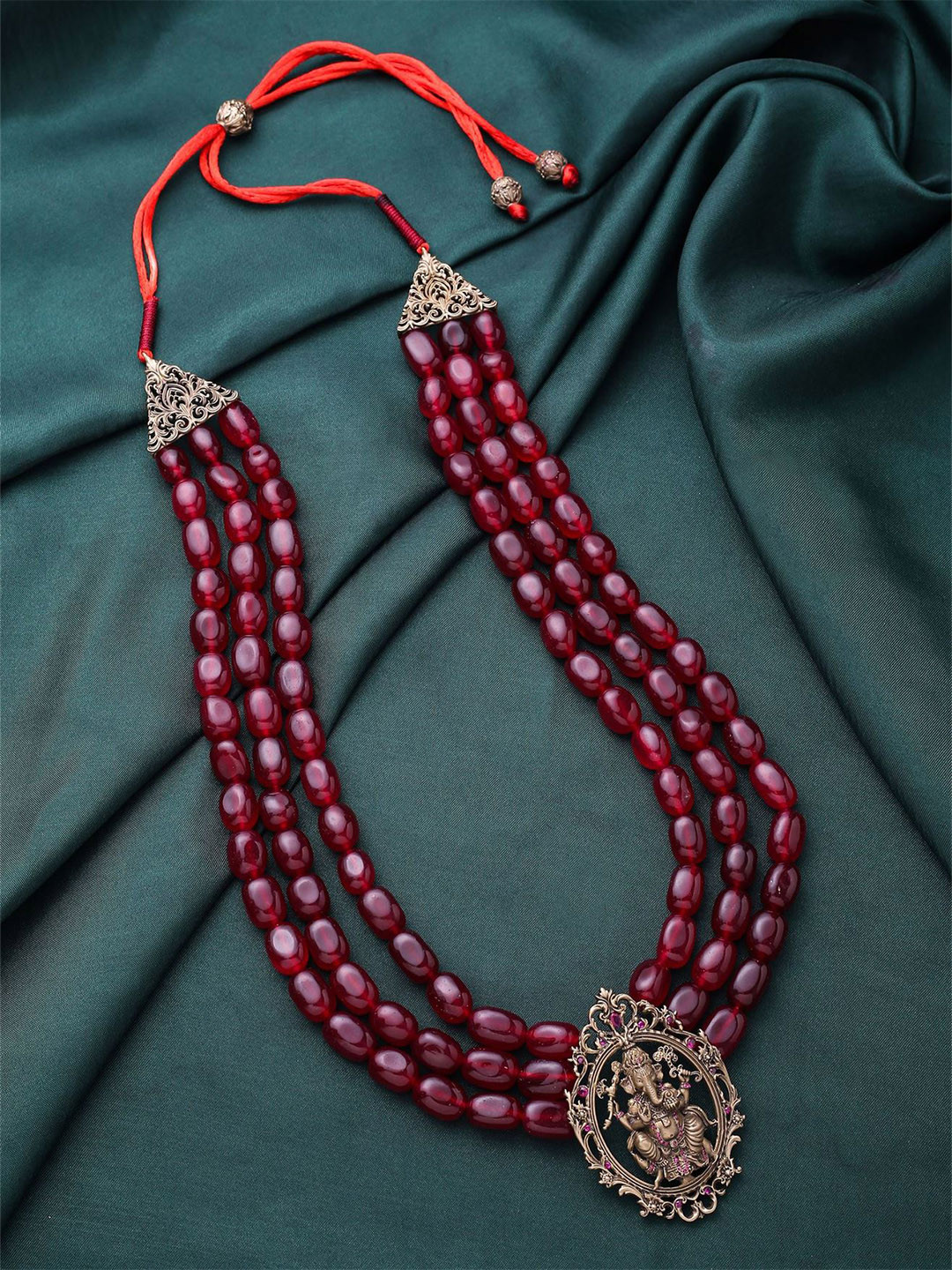 COSA NOSTRAA Men Antique Artificial Beads Necklace
