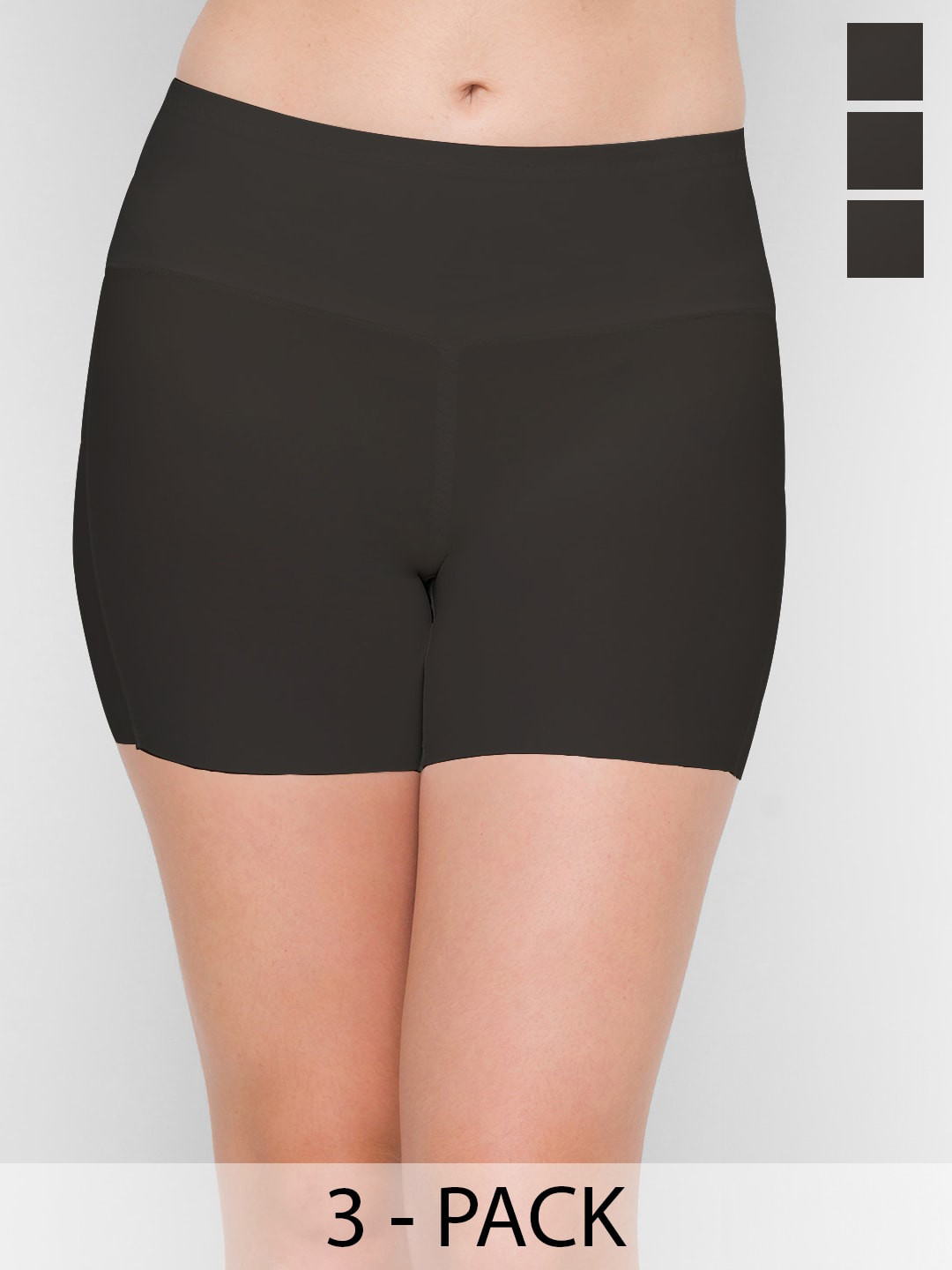 FashionRack Pack Of 3 Seamless Boy Shorts 50813_BBB