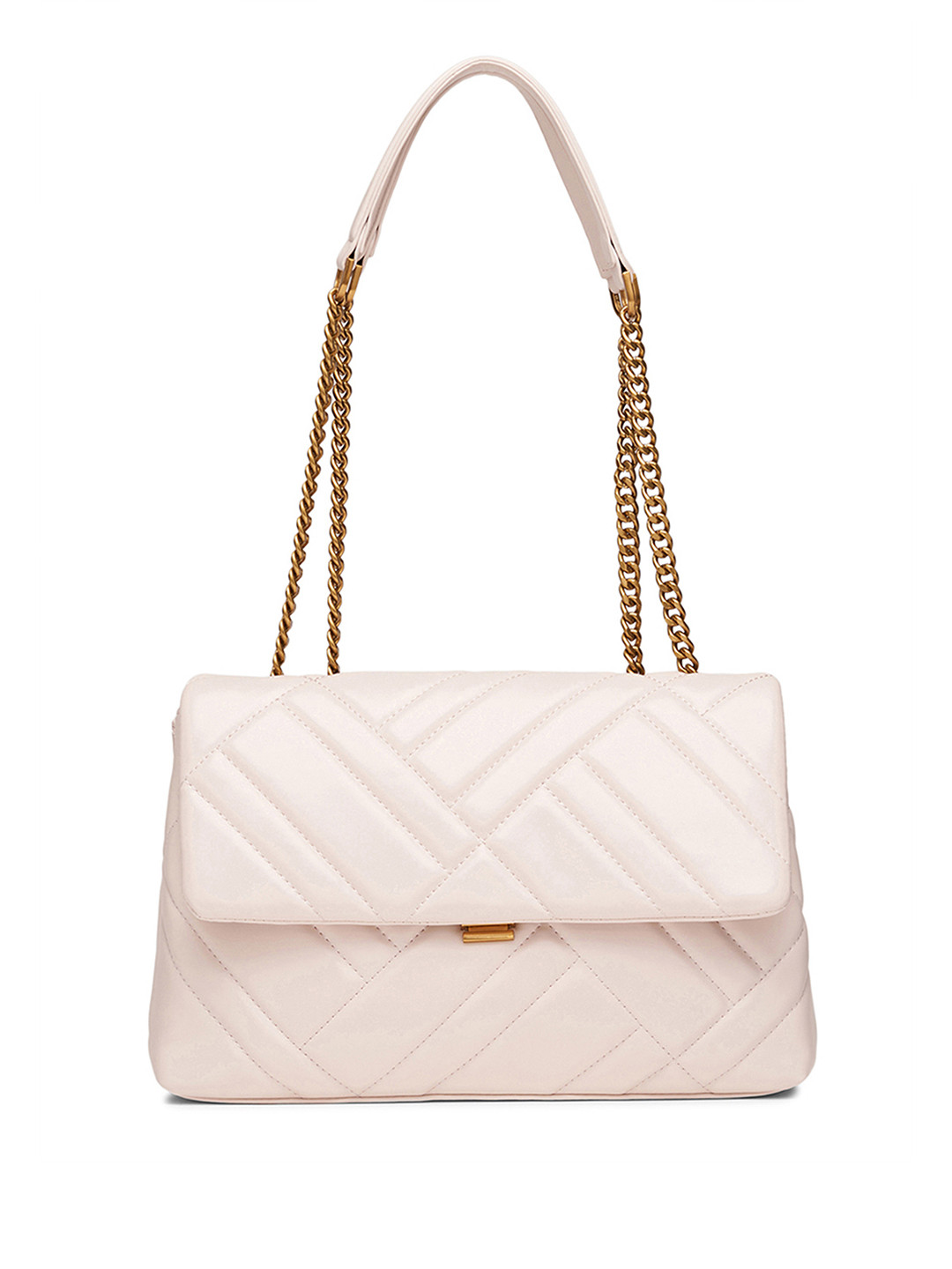 MIRAGGIO Alicia Ivory Sling Bag With Adjustable Chain Strap