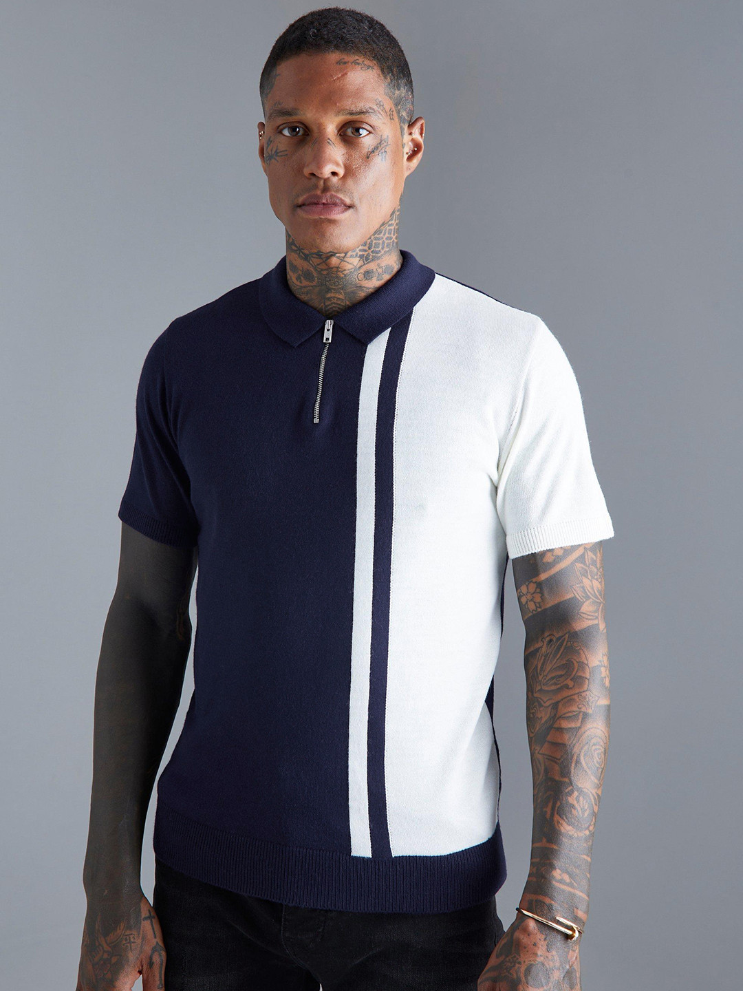 boohooMAN Colourblocked T-shirt