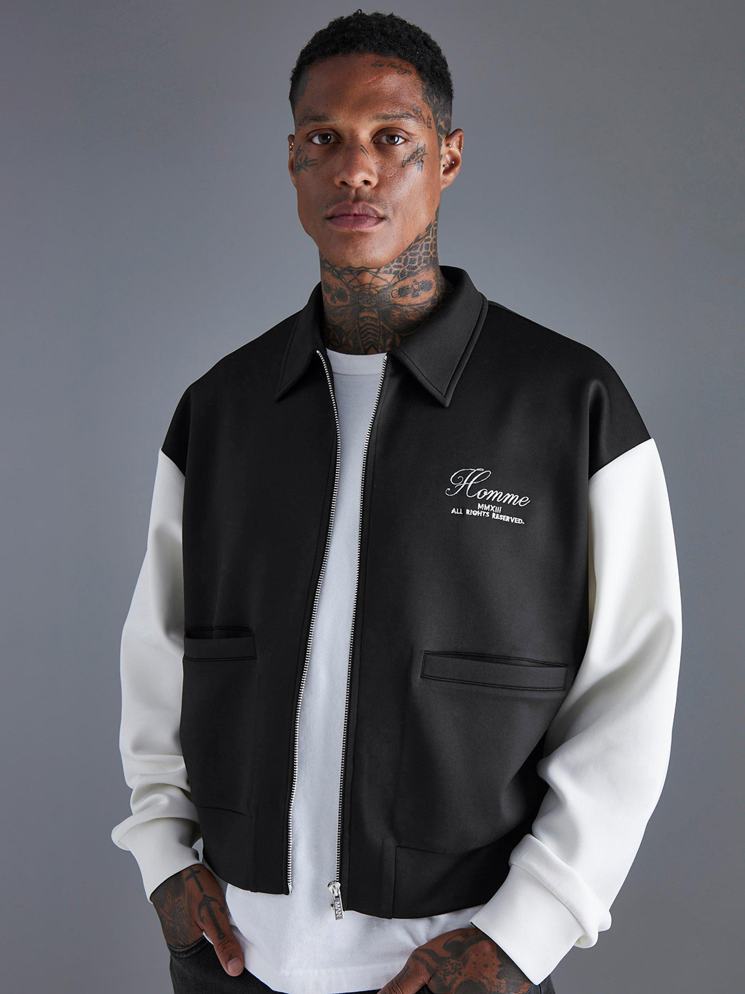 boohooMAN Boxy Fit Tailored Jacket