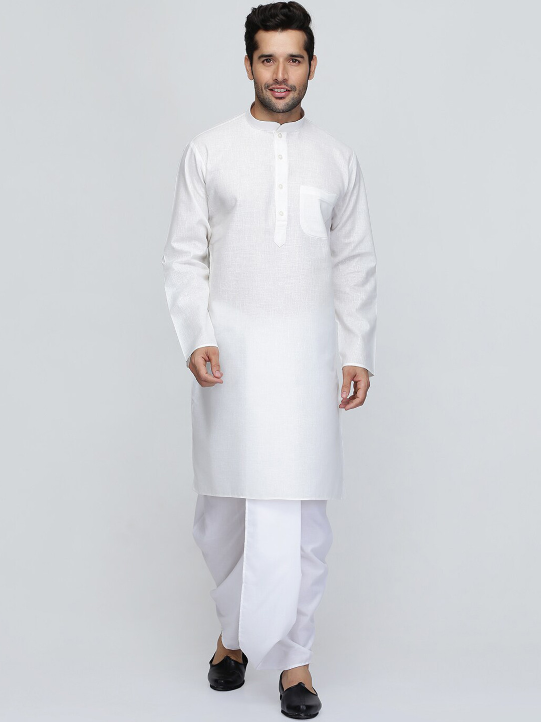 ROYAL KURTA Mandarin Collar Summer Sheers Kurta