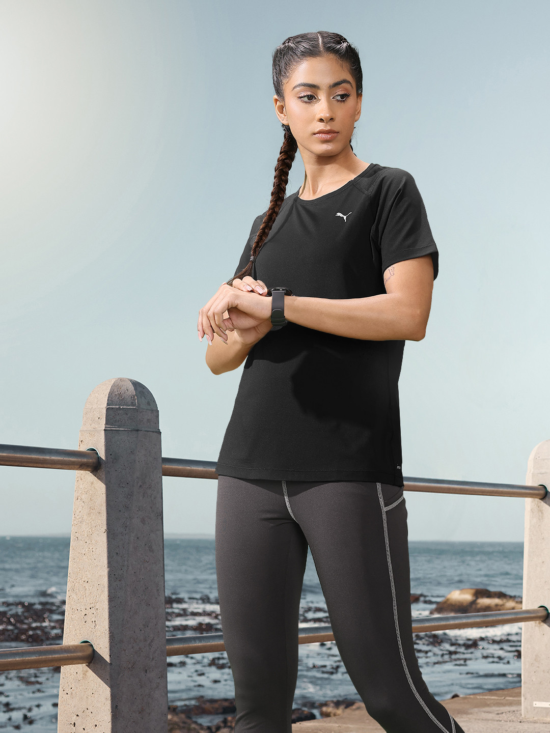 Puma RUN CLOUDSPUN Slim Fit dryCELL Running T-shirt
