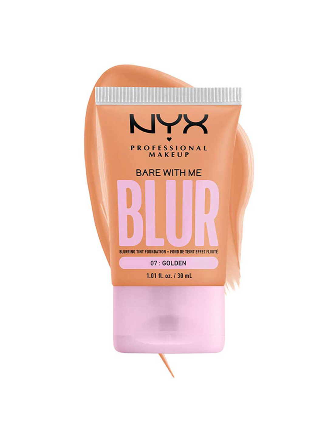 NYX PROFESSIONAL MAKEUP Bare With Me Blur Tint Foundation 30 ml - Golden 07