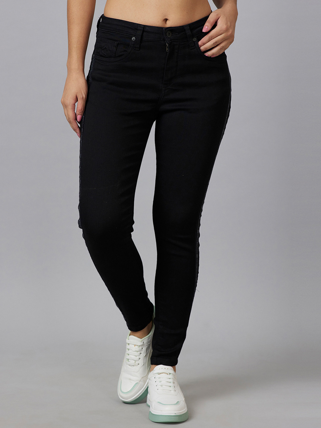 Being Human Women Super Skinny Fit Clean Look Cotton Jeans