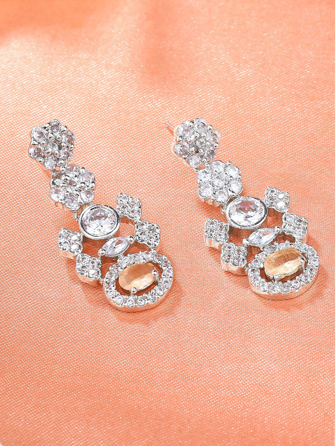 Estele Cunic Zironica Floral Drop Earrings