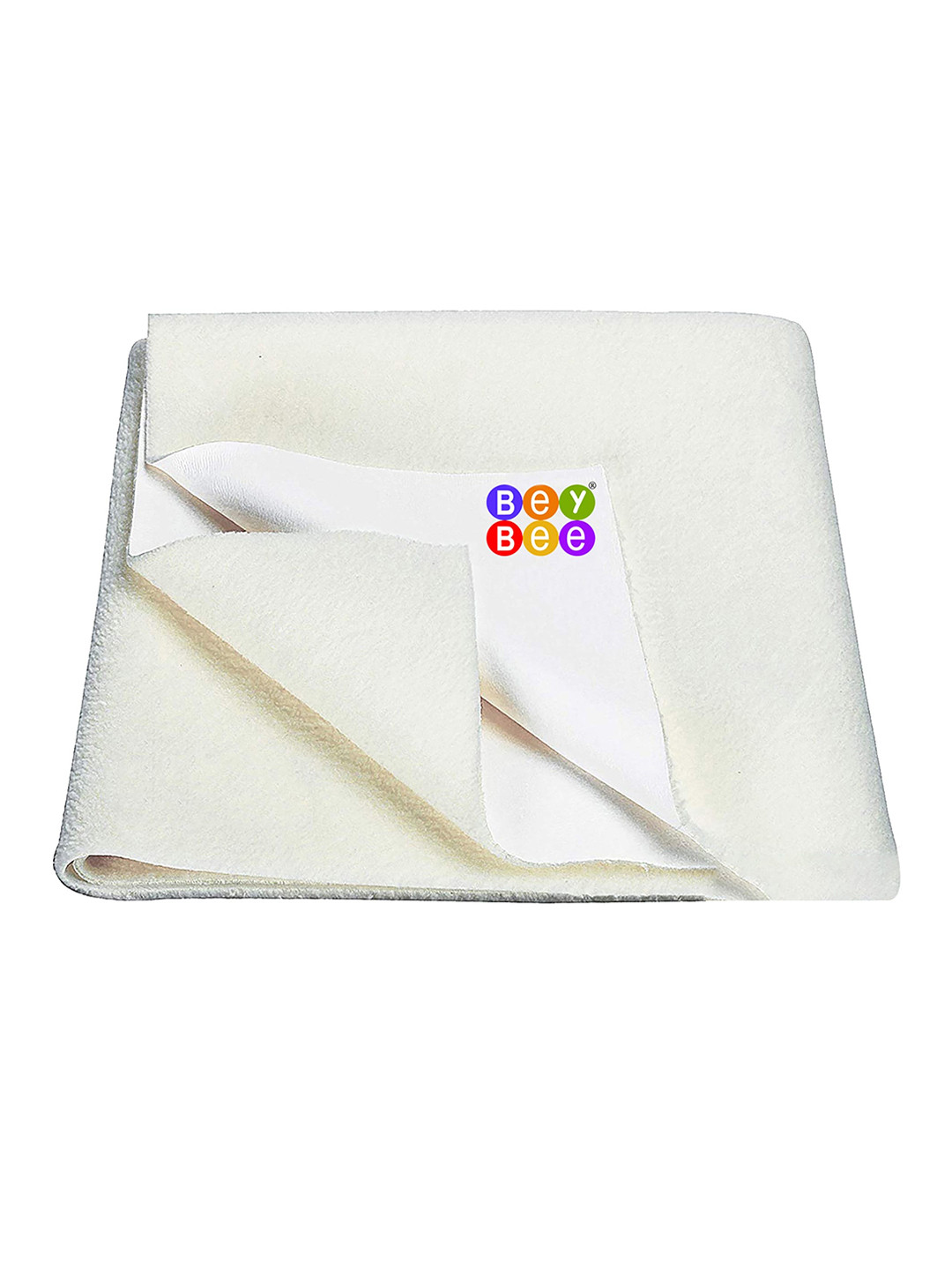 BeyBee Kids White Cotton Breathable Large Mattress Protector