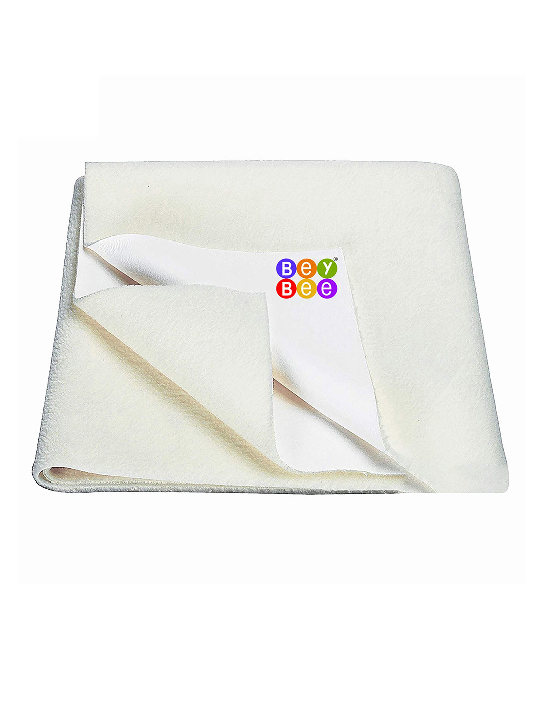 BeyBee Kids White Cotton Breathable Waterproof Single Mattress Protector