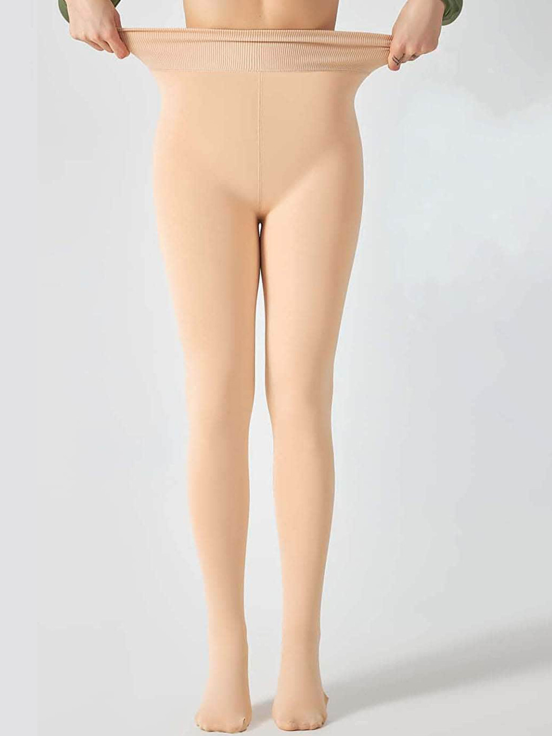 KeepCart Ankle-Length Tights With Attached Socks