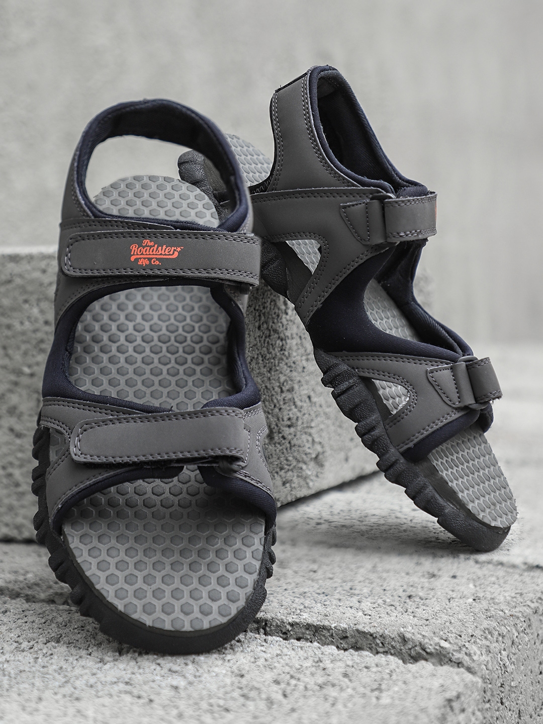 roadster grey sandals