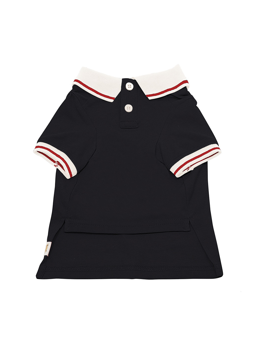 Kanine Collection Black Pure Cotton Polo Collar Dog T-shirts