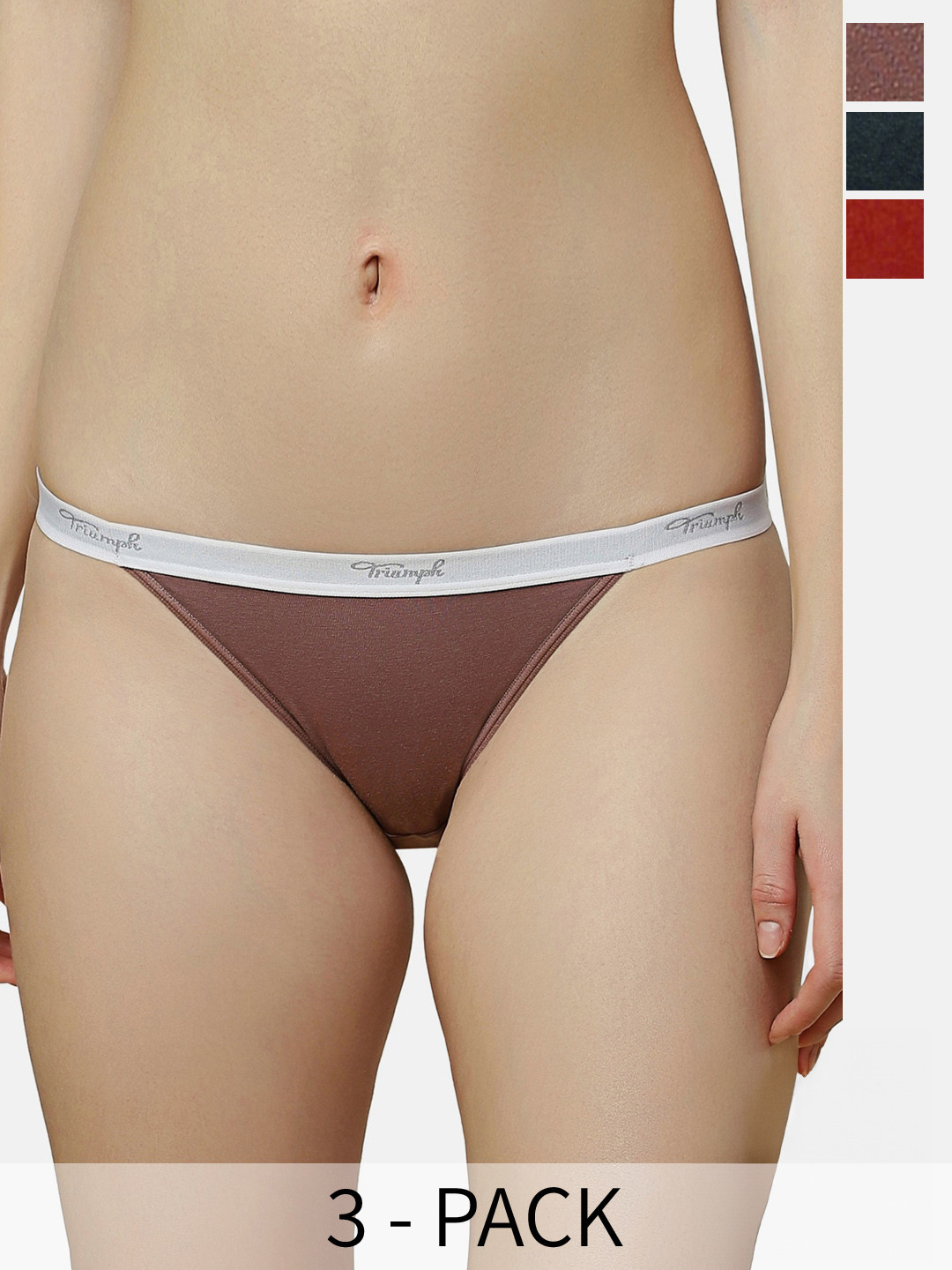 Triumph Women Pack Of 3 Low-rise Thongs
