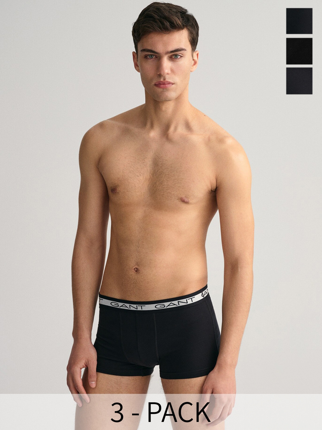 GANT Pack Of 3 Pure Cotton Trunks GMW23-900003053005