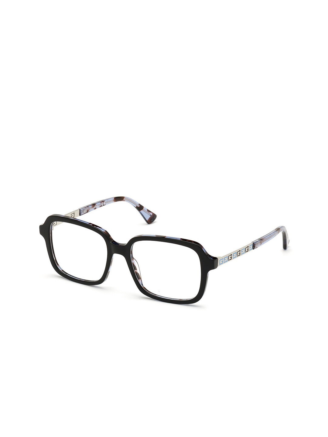 GUESS Women Abstract Printed Full Rim Square Frames