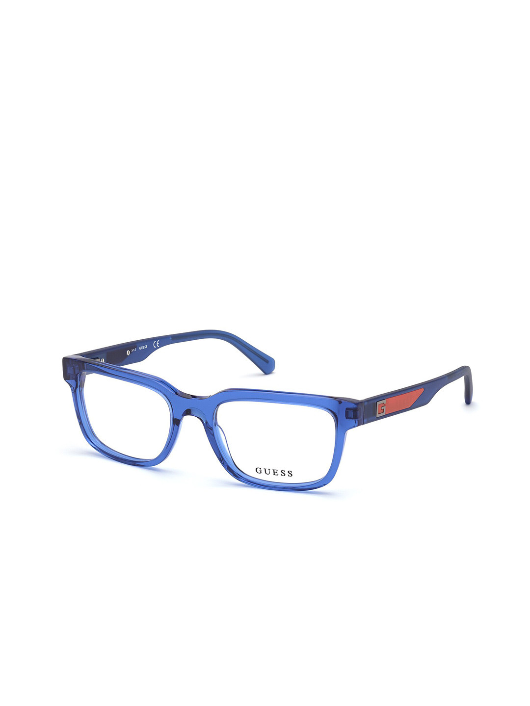 GUESS Men Colourblocked Full Rim Rectangle Frames GU50016_090
