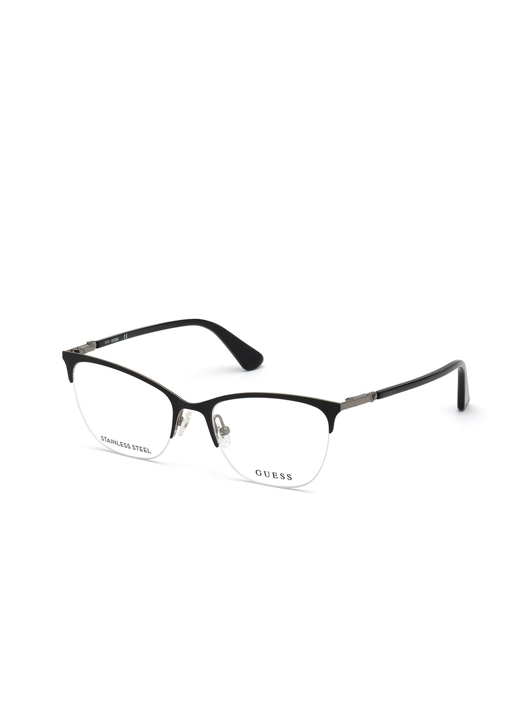 GUESS Women Half Rim Cat Eye Frames