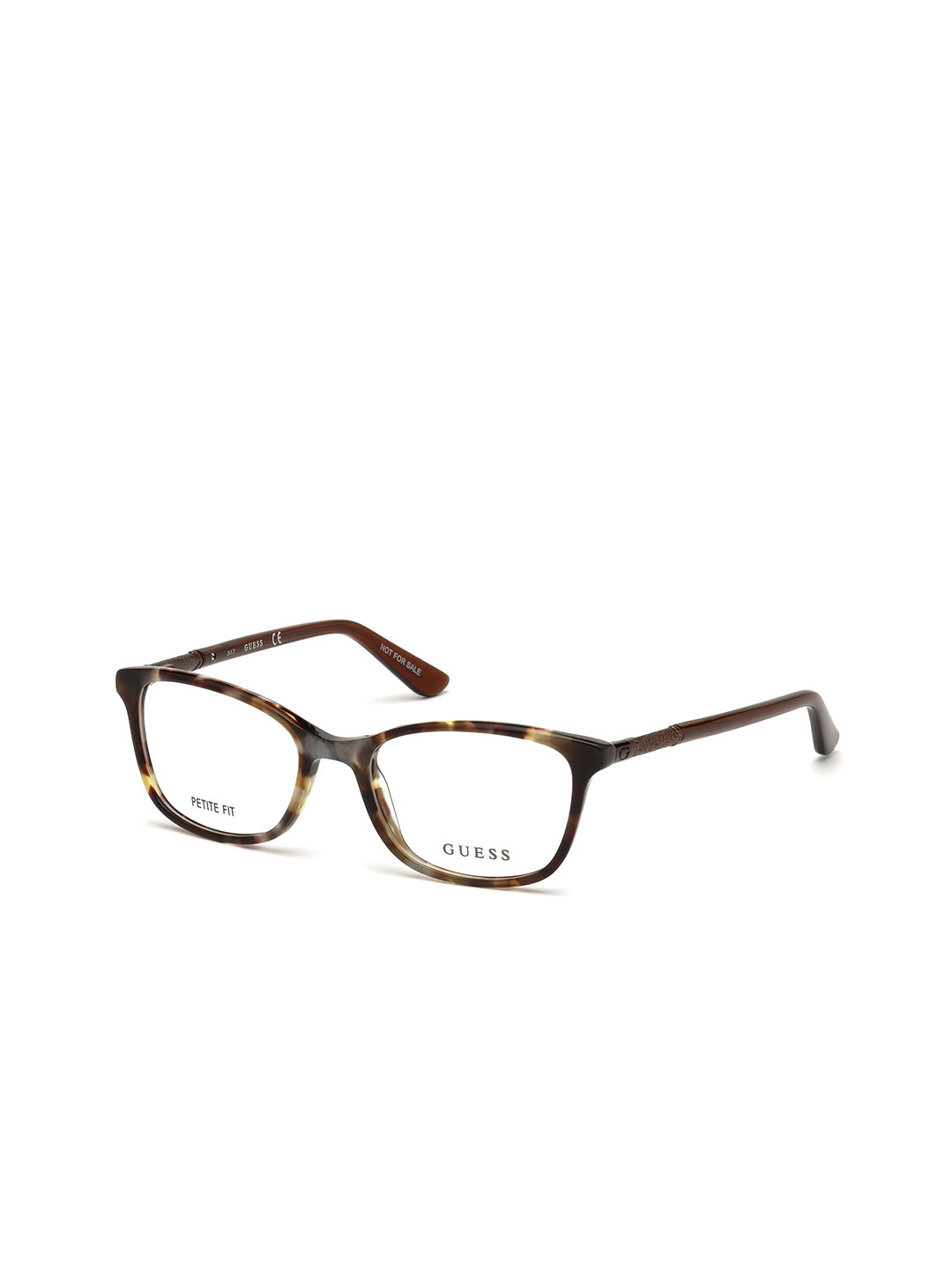 GUESS Women Abstract Printed Full Rim Rectangle Frames