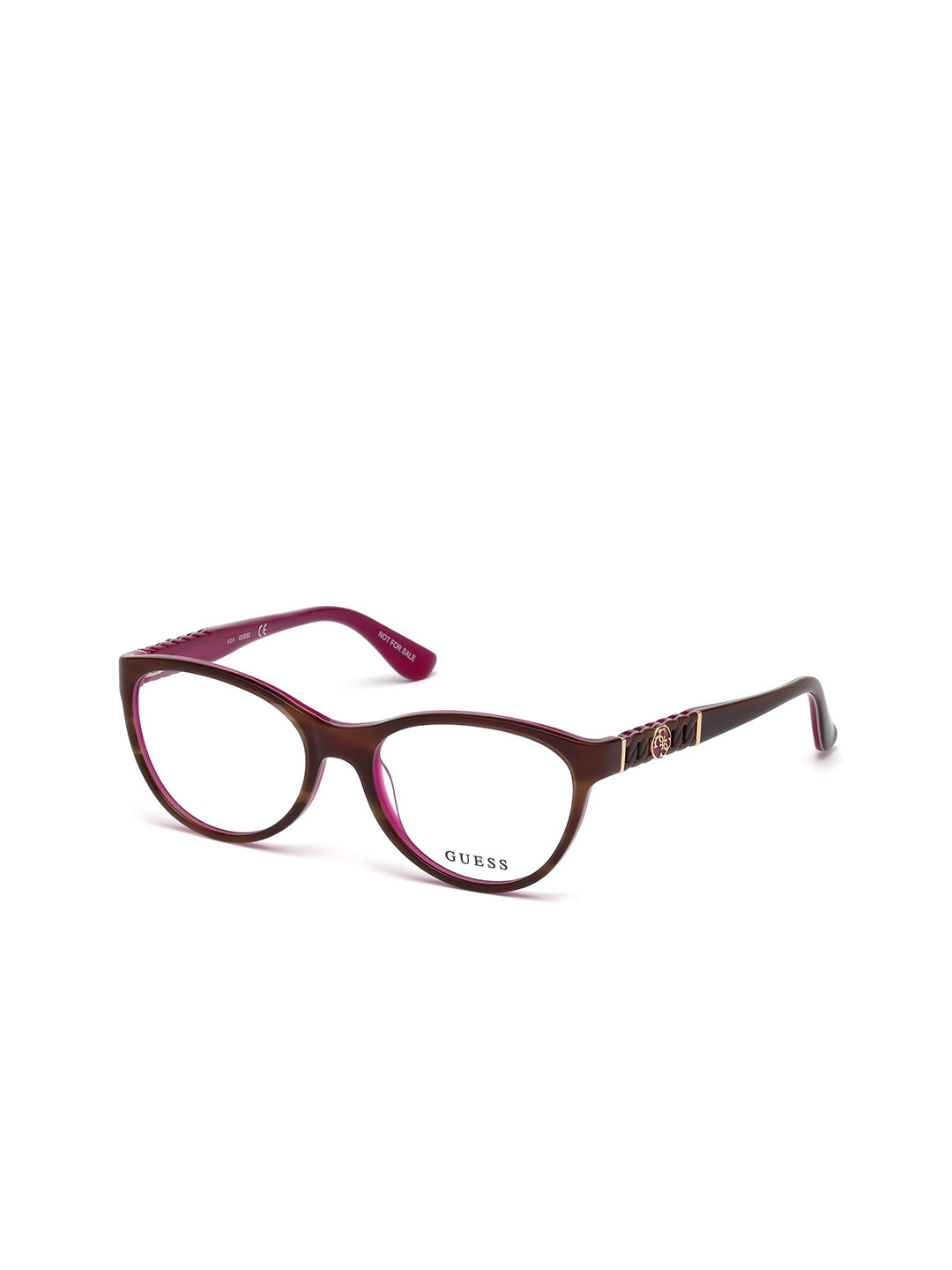 GUESS Women Pink Full Rim Round Frames GU2607_050